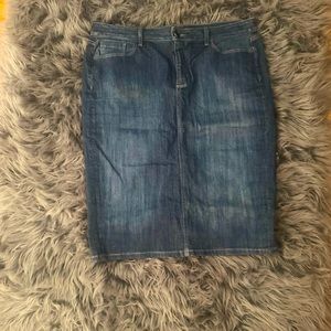 Lane Bryant denim skirt size 16